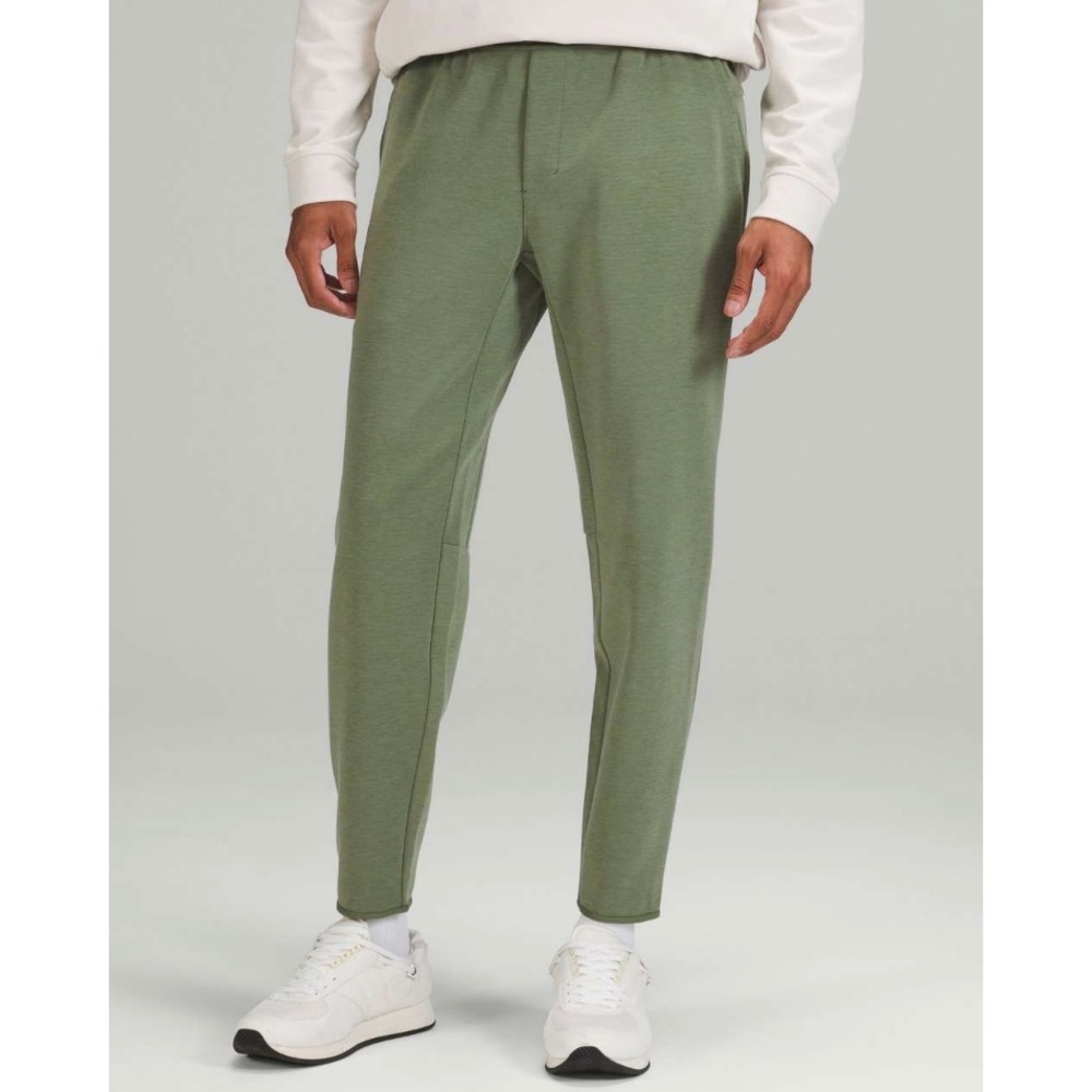 LULULEMON $128 Mens Small M5AF7S Green GridLiner Fleece Jogger Sweatpants LL14